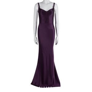 SOLD Carolina Herrera Silk Gown Purple Size 4